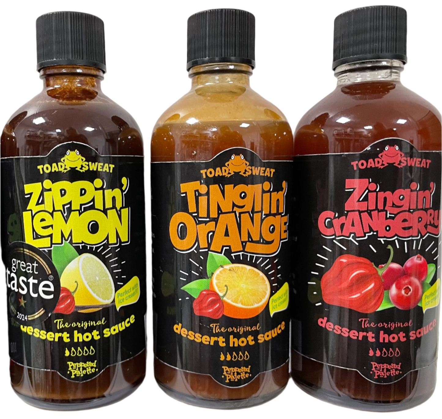 Set of any three x 100ml Habanero Sauces