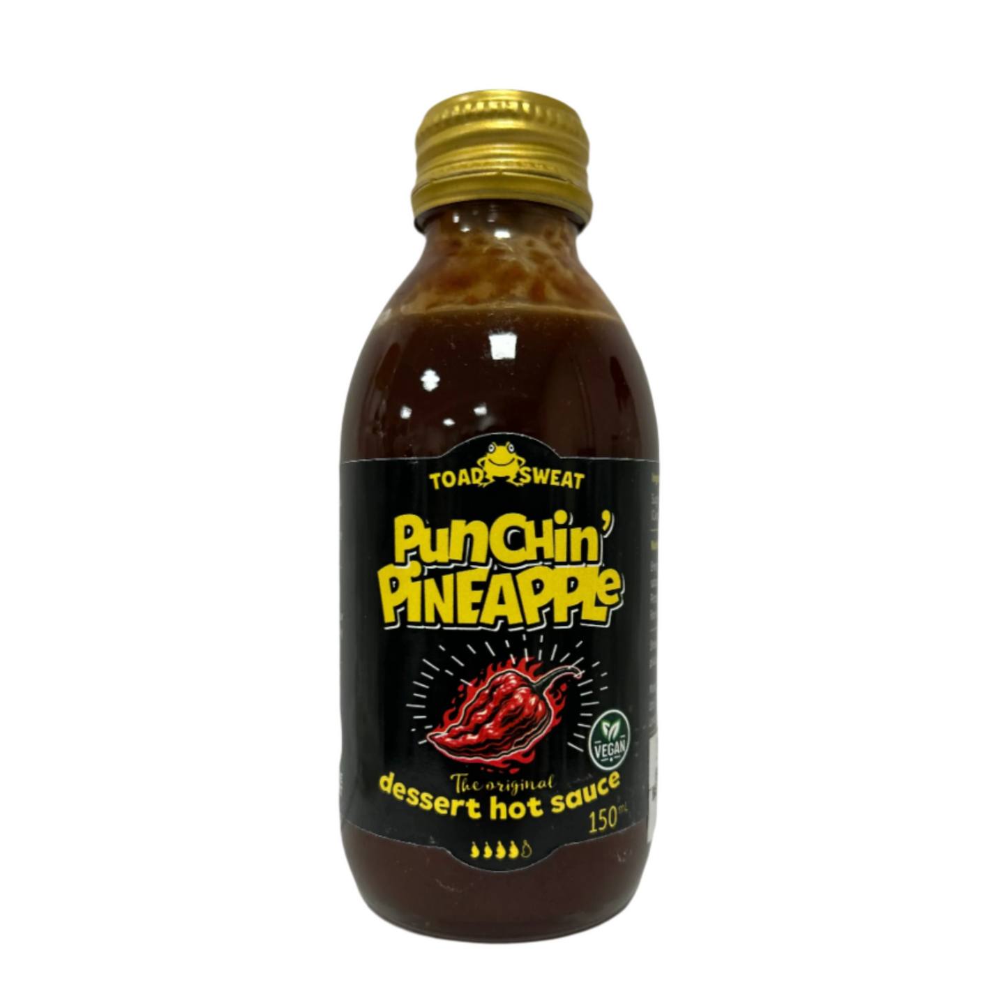 🍍 Punchin’ Pineapple Carolina Reaper Toad Sweat Dessert Hot Sauce – (150ml)