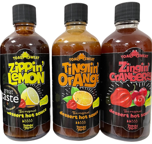 Set of any three x 100ml Habanero Sauces